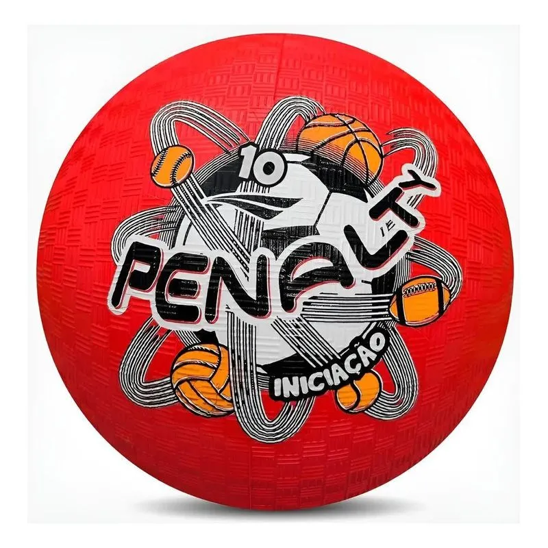 Bola Iniciação De Borracha T10 Penalty Iniciação Crianças Co