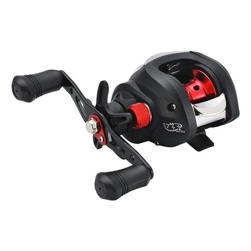 Carretel Carretilha Bestweei Pe-201 Direito Color Preto