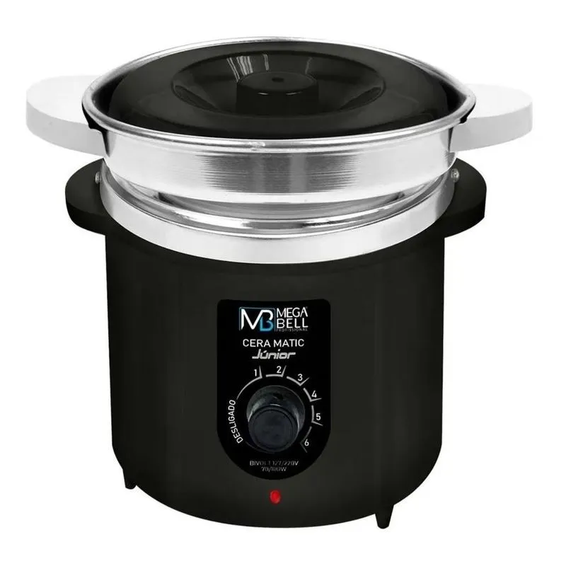 3x Termocera + Refil 400g Preto Aquecedor Cera Quente Depila