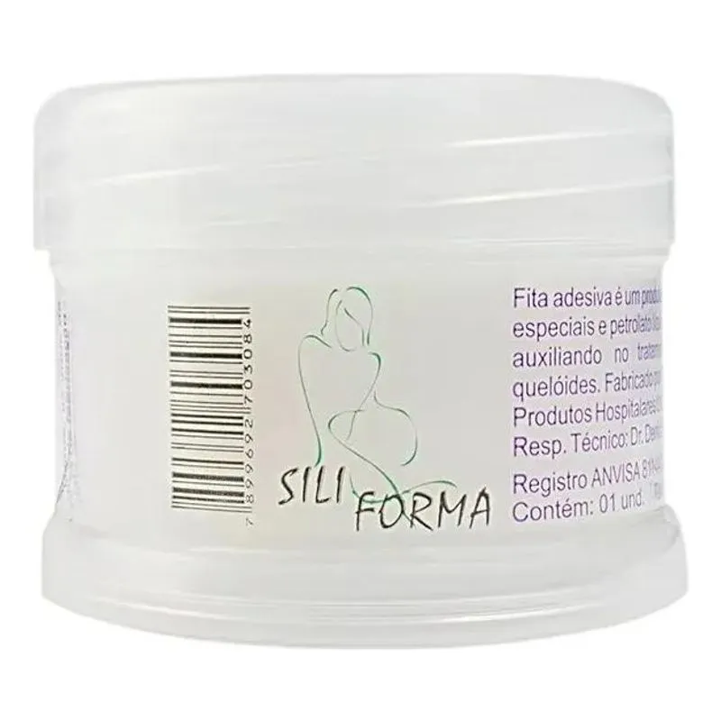 Fita Adesiva Silicone Lamina Para Cicatriz 45cm Reutilizável