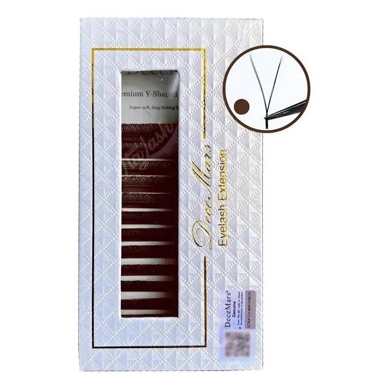 Cílios Decemars Volume Brasileiro Fio Y 0.07mm Curv D 10-12