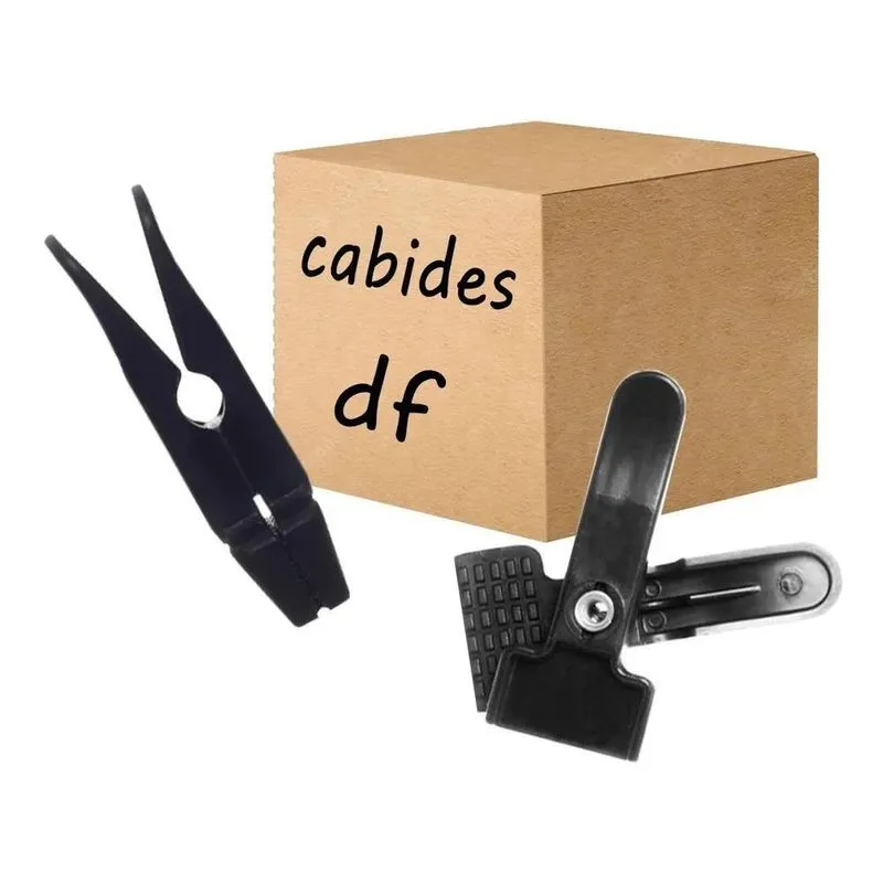 3x 50 Presilhas Prendedor Preto Cabide Saia Short Calça Atac
