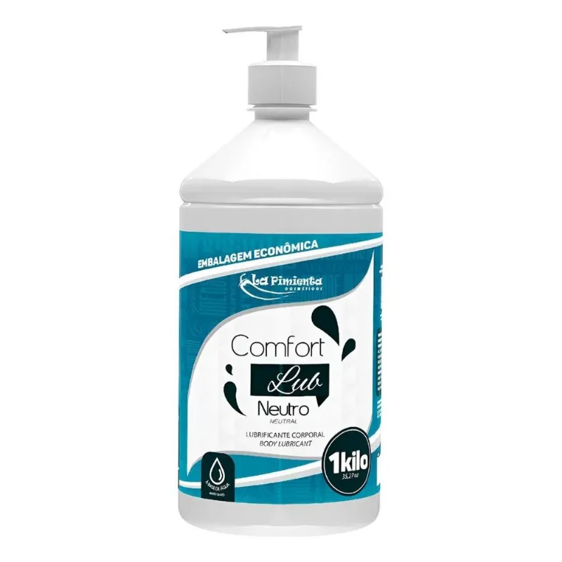 Lubrificante Íntimo La Pimienta Comfort Lub 1kg Neutro Sabo