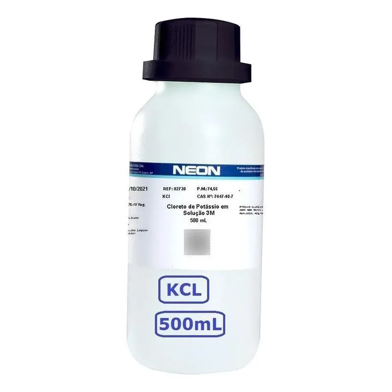 Solução Kcl 3 M Repouso Eletrodo Phmetro Volume 500 Ml