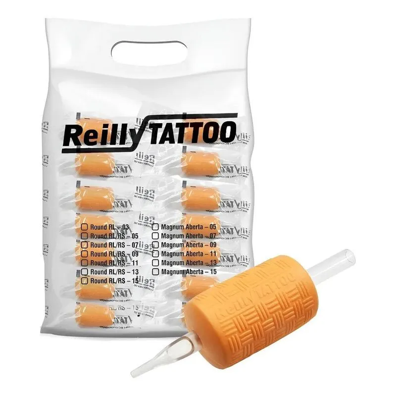 Biqueira Tatuagem Descartável Reilly Tattoo Kit 2 Magnum 11m