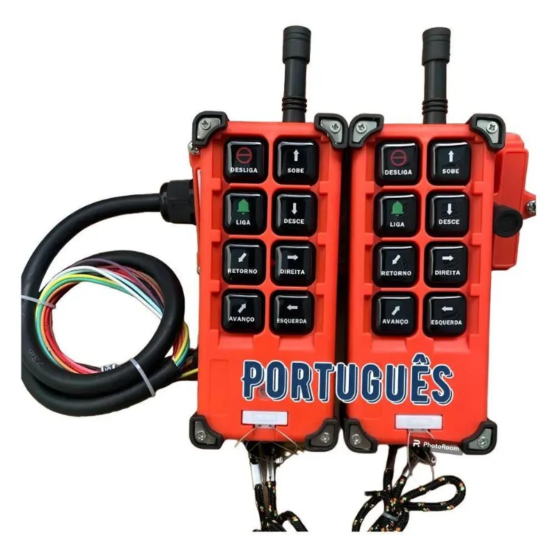 Controle Remoto Ponte Rolante Guincho Talha 2 D 18 - 65v Dc