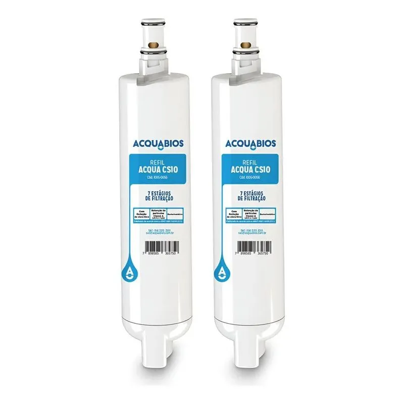 Kit 2 Refis Acqua Cs10 Ultrafiltração - Compatível Consul