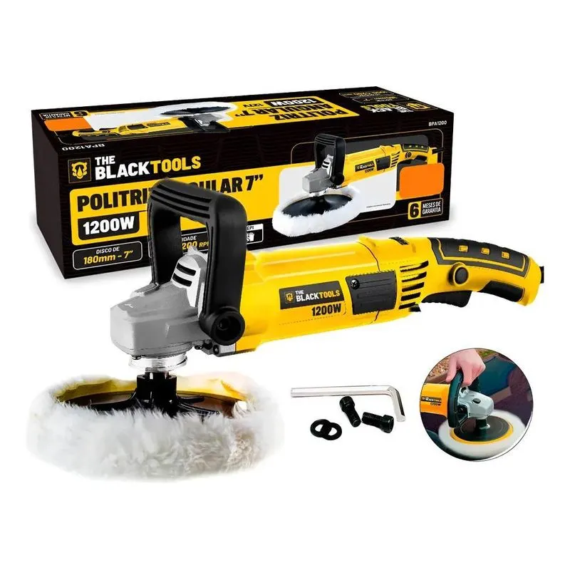 Politriz Lixadeira Automotiva Angular Profissio Amarelo 127v