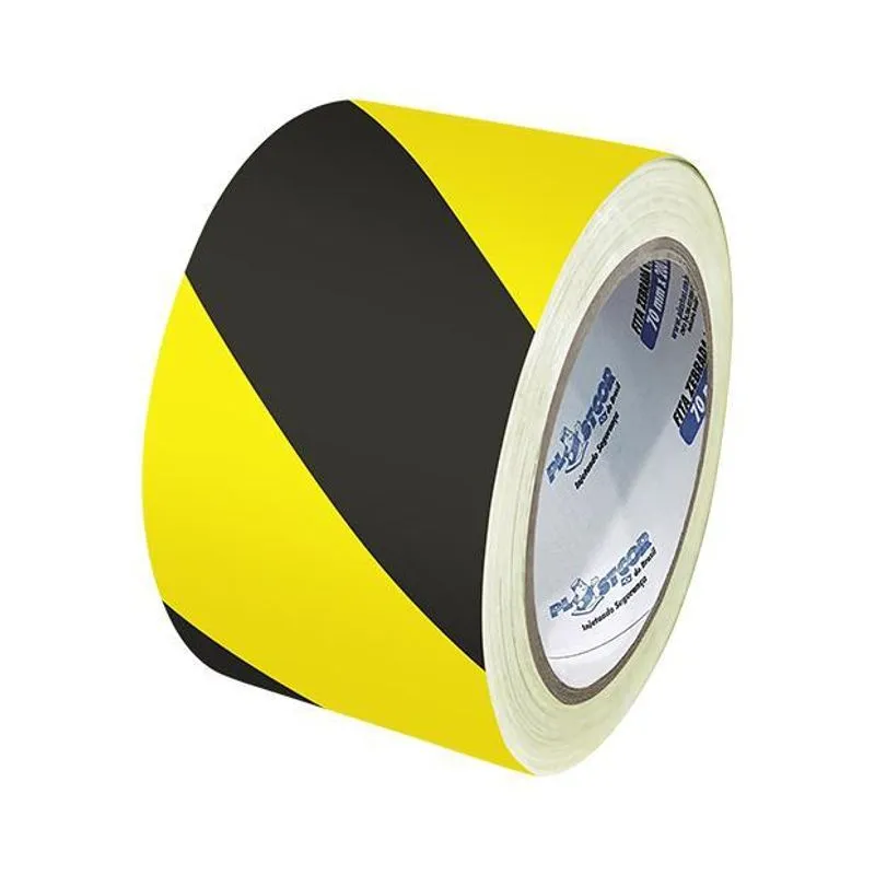 Kit 10 Fita Zebrada Sinalização Isolamento 70mm 200 Metros
