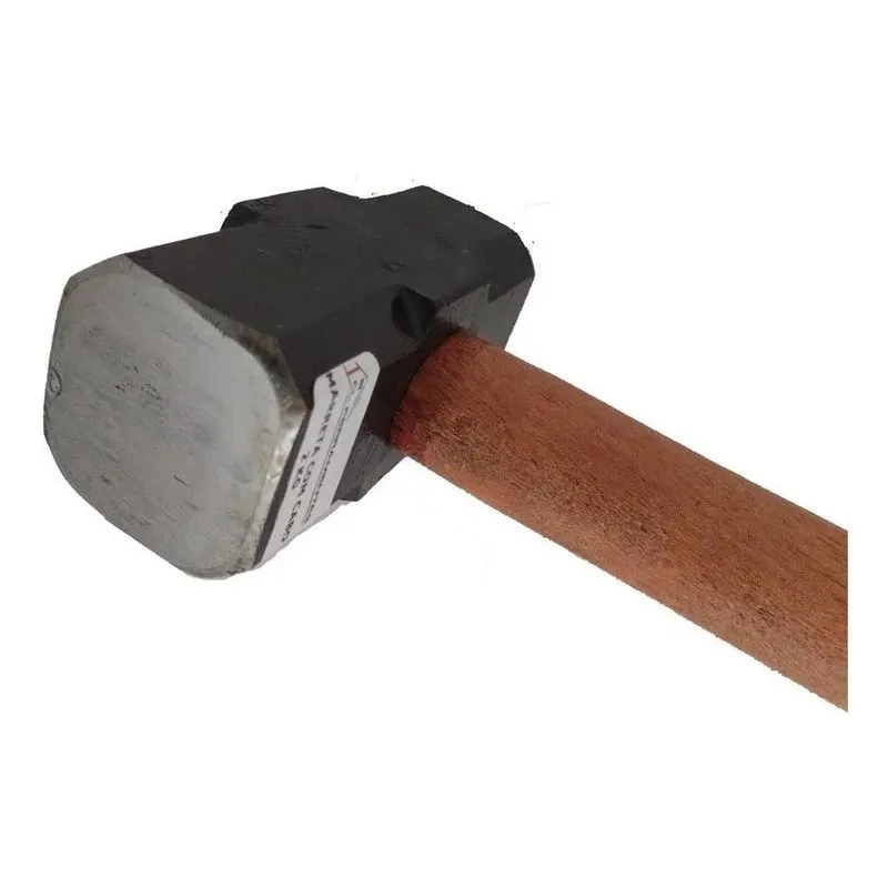 Marreta De Aço Forjado 2kg Com Cabo De Madeira