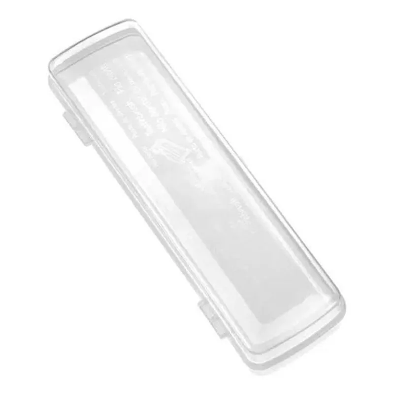 5x Porta Escova De Dentes Plástico Sanremo Cor Transparente