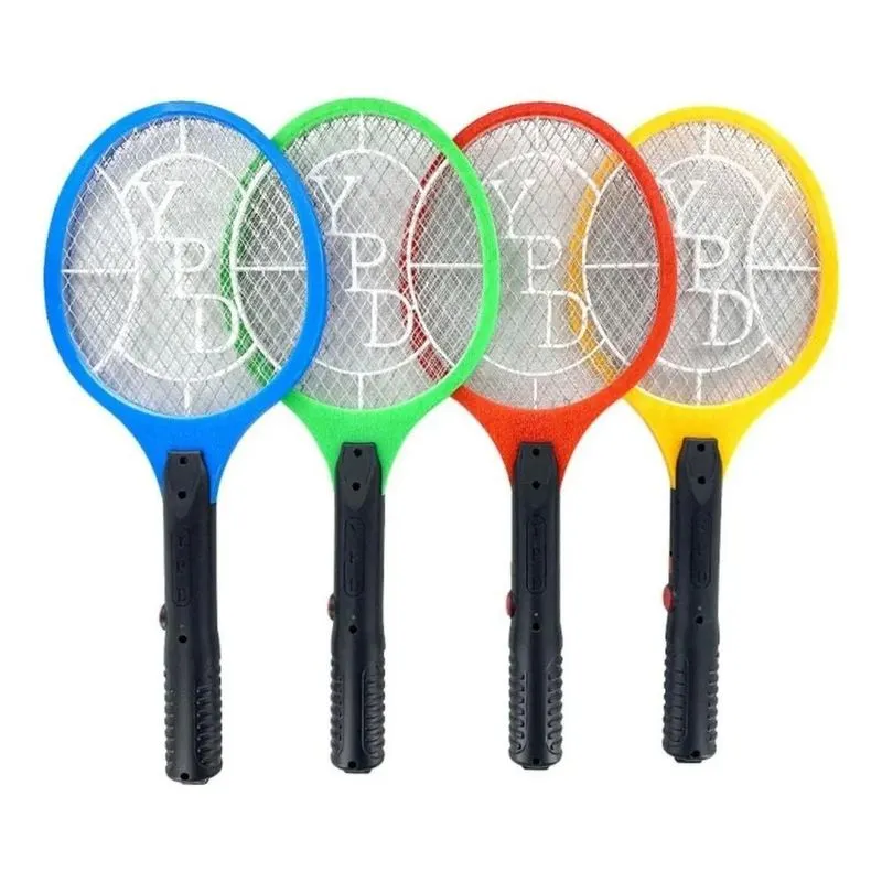 3x Raquete Elétrica De Insetos Ypd Recarregável Cor Variada