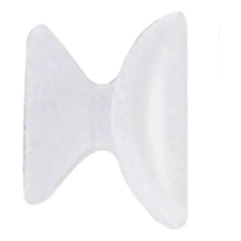 02 Par Plaqueta Adesiva Silicone Nariz Óculo Borboleta Fosca