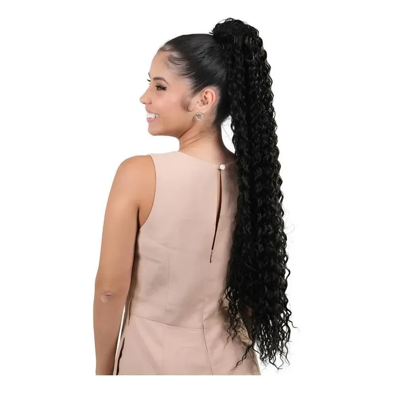 Aplique De Cabelo Rabo De Cavalo Charming Hair Cacheado 80c