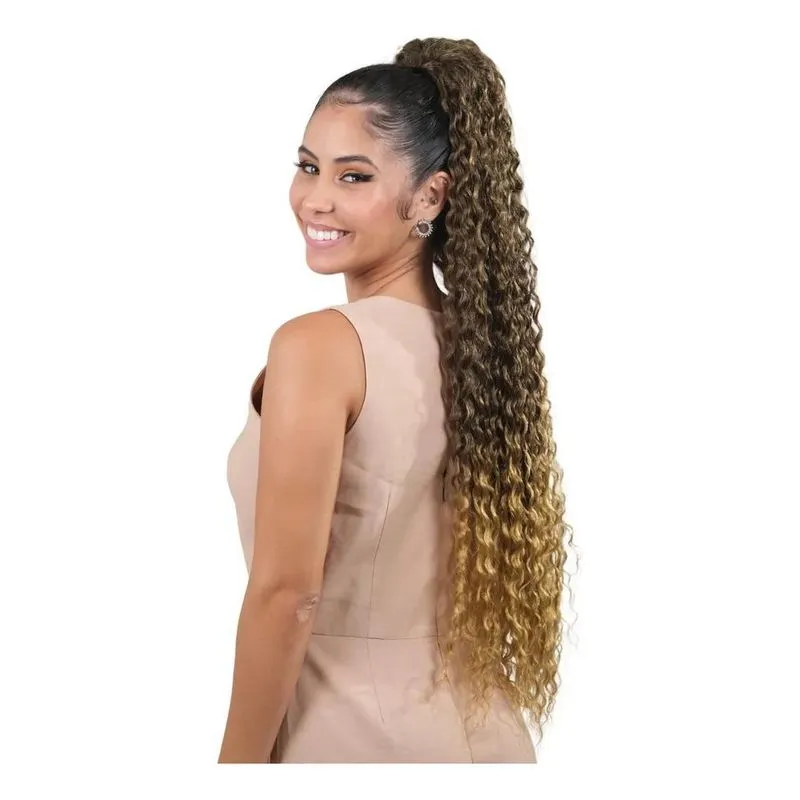 Aplique De Cabelo Rabo De Cavalo Charming Hair Cacheado Mt4