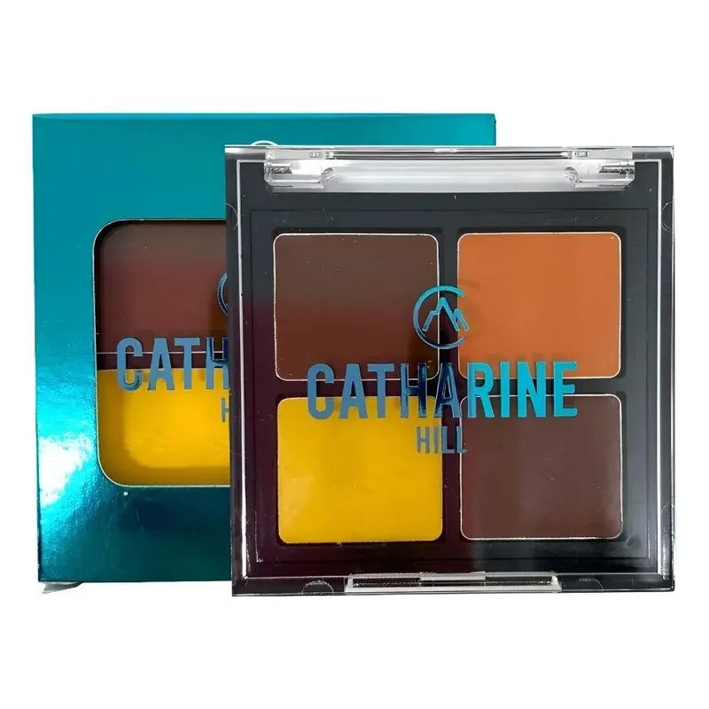 Cover Kit Camuflagem Corretivos Coloridos Cath Pele Escura