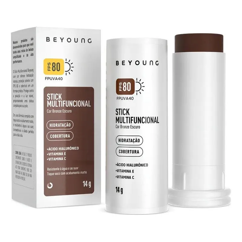 Beyoung Stick Multifuncional Com Co Bronze Escuro