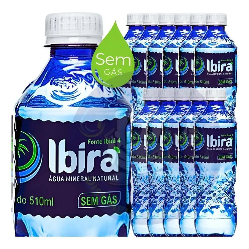 Água Alcalina Ibirá 510ml S/g Ph 10,24 - Fardo 12 Unidades