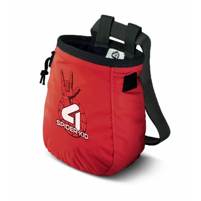 Saco para Magnésio Spider Infantil 4Climb Vermelho - vermelha - UNICO