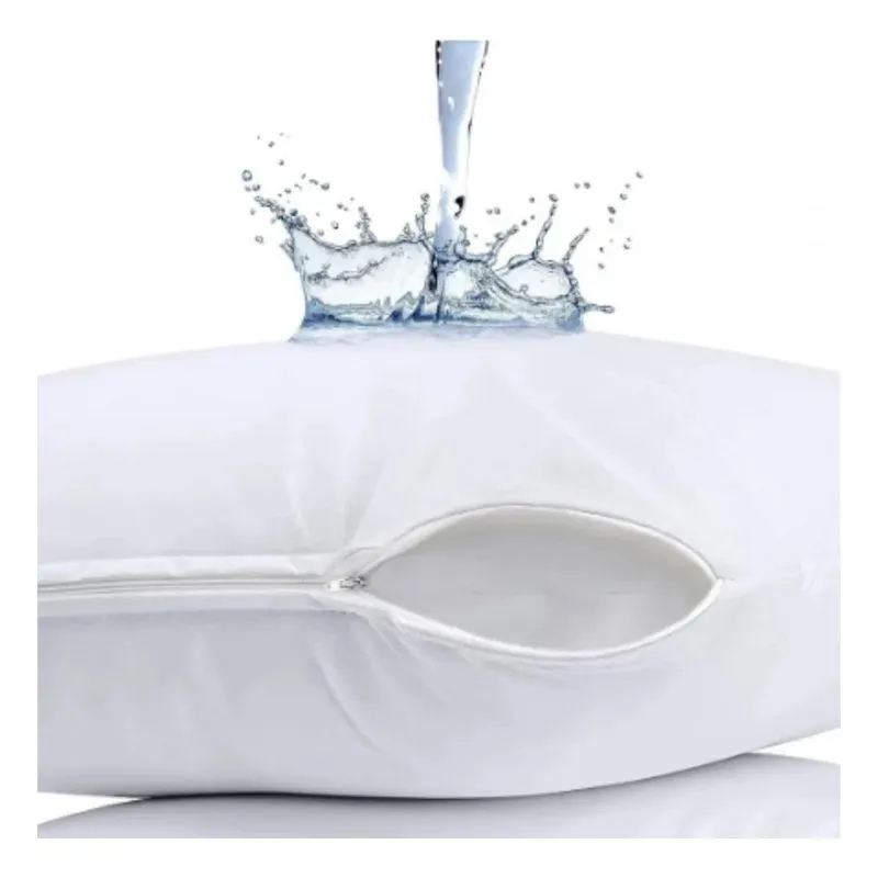 5x Capa Protetora De Travesseiro Impermeável Silicone Envio2