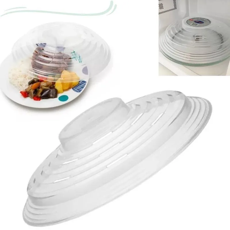 Kit 9 Tampas De Microondas Bpa Free Protetora Alimentos