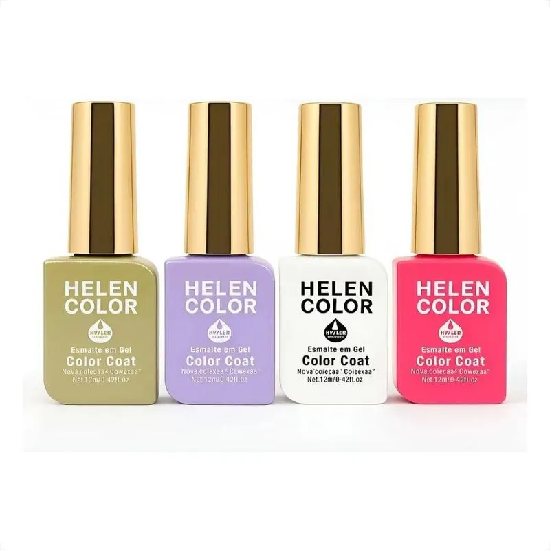 Kit Esmalte Em Gel Cores Mais Pedidas Conexão C Multicores 4