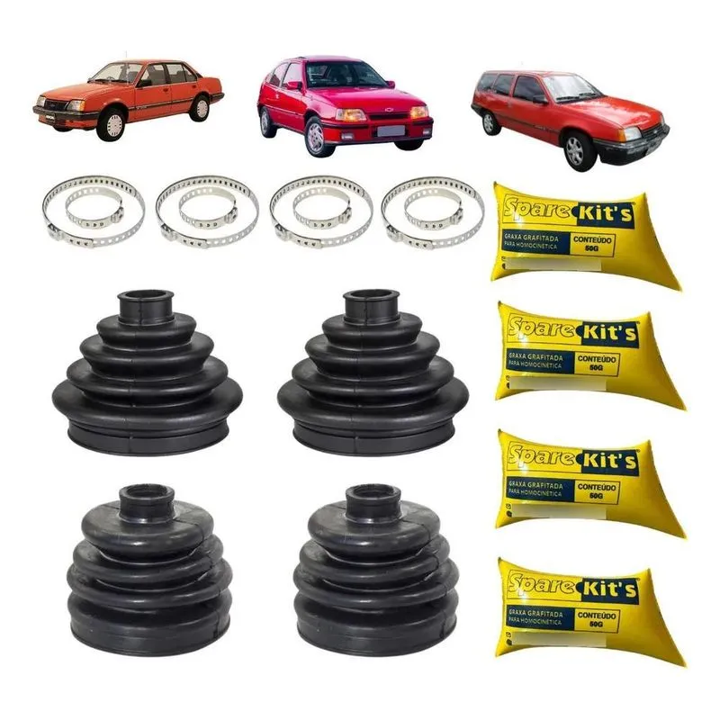 3x 4 Kit Coifa Homocinetica Monza Kadett Vectra Astra Ipanem