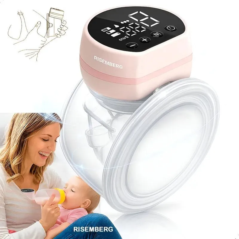 Bomba De Tirar Leite Materno Portátil Eletrica 24mm Sem Bpa