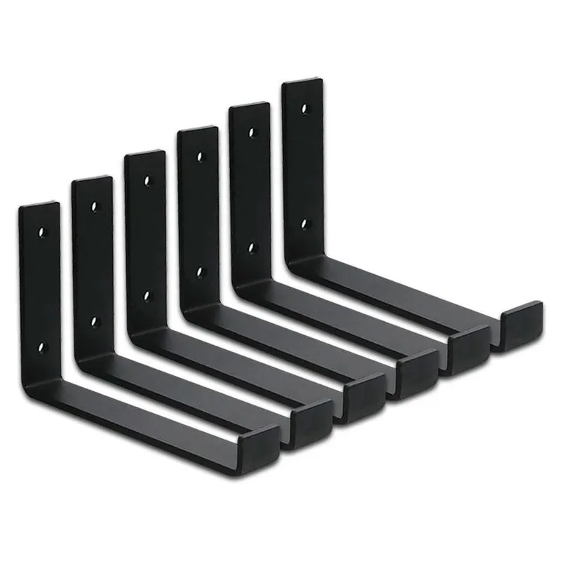 Mão Francesa Para Prateleira Suporte Invertido 20 Cm 6 Pç