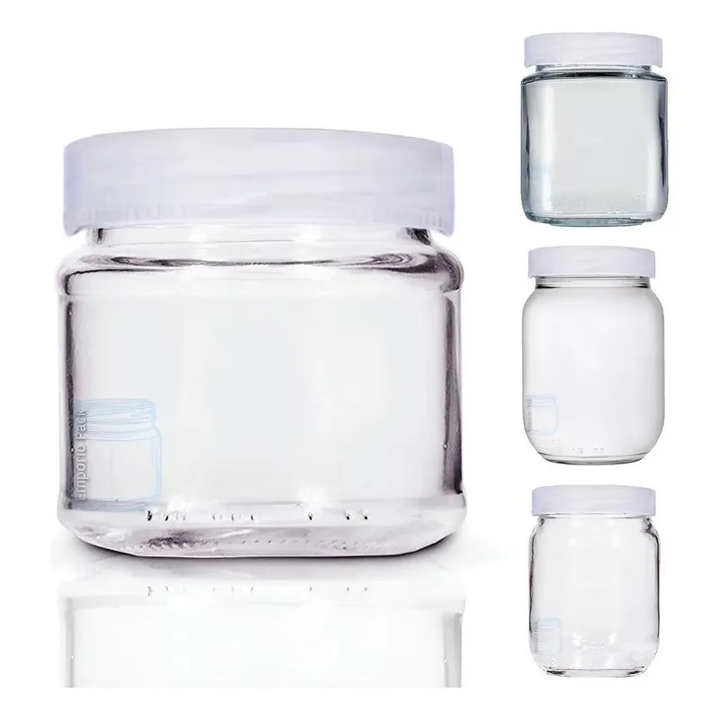 10 Potes De Vidro, Congelar Leite Materno Ou Pap 150ml