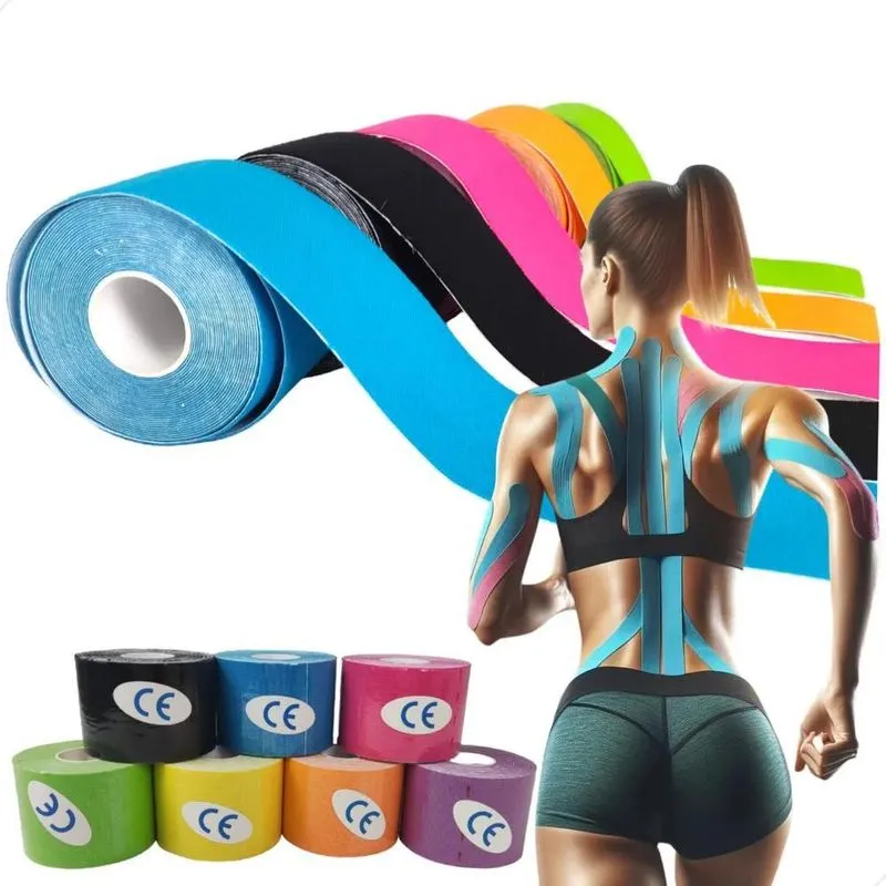 3x Fita Kinesio Tape Muscular Fisioterapia Banda 3x Variados