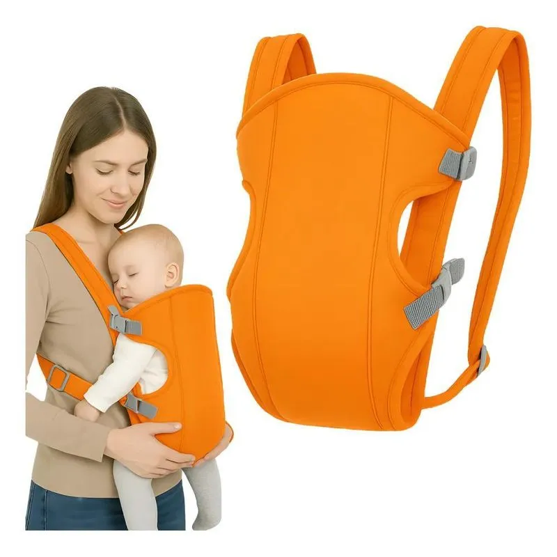 Canguru Porta Bebê Carregador Sling Cadeirinha Ergo Laranja