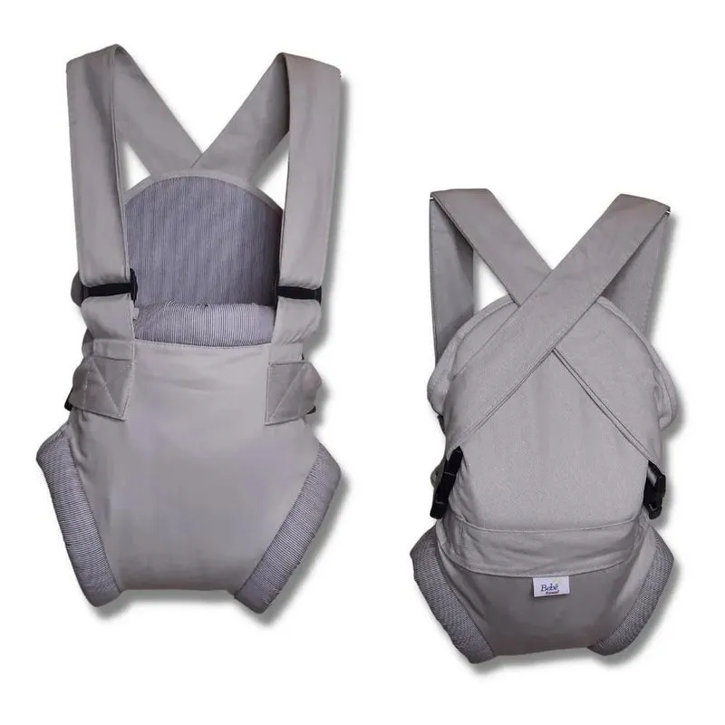 Bolsa Bebê Passeio Canguru Ergonômico 2 Posições 1 Bege