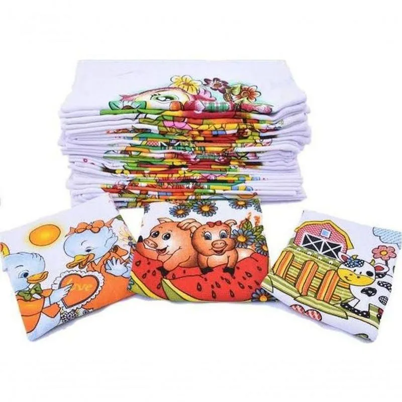 Pano De Prato Estampado 100% Algodão Kit Com 10 Unidades