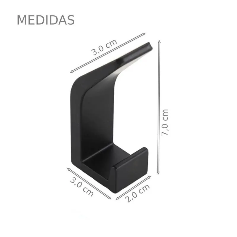 Kit 2 Gancho Suporte Pendurar Pano Toalha Em Cozinha Quarto