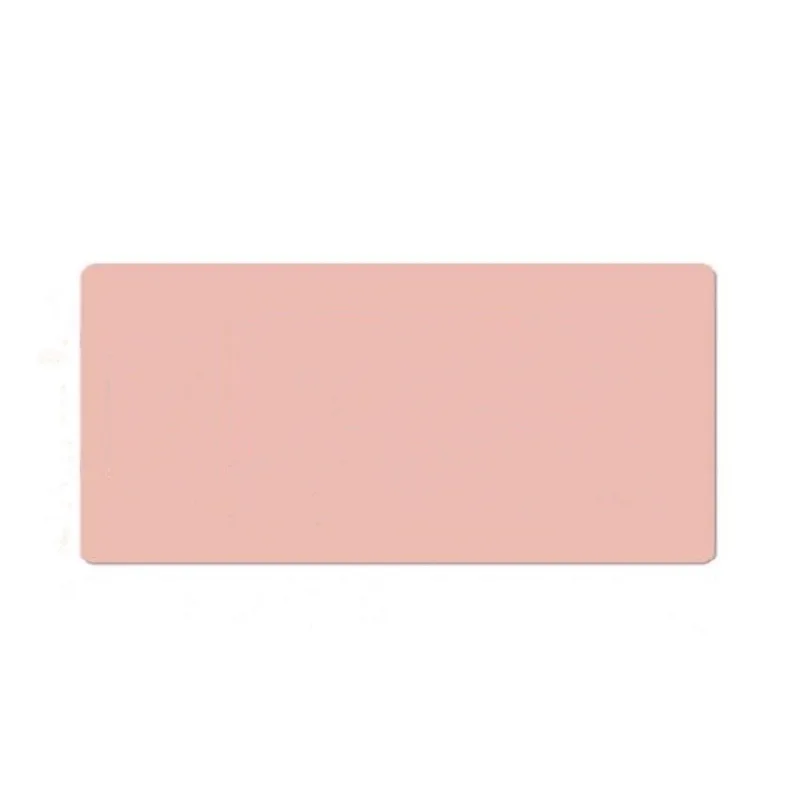 Mouse Pad 70X30 Tapete De Mesa Couro Ecologico Rosa Claro