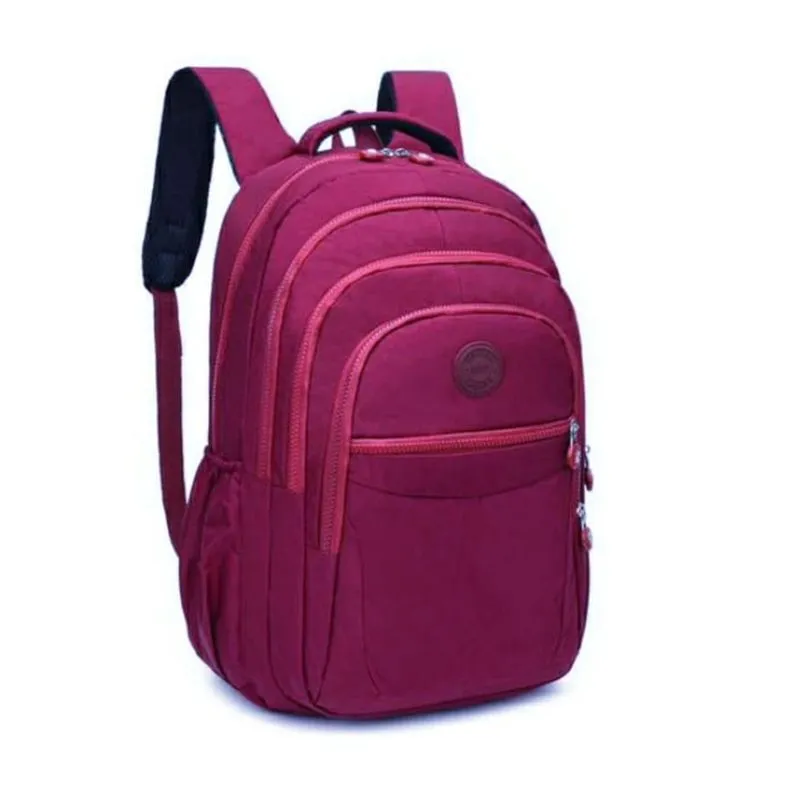 Mochila Feminina Escolar Bolsa Grande Faculdade Trabalho Viagem Leve Resistente Estilo Kip