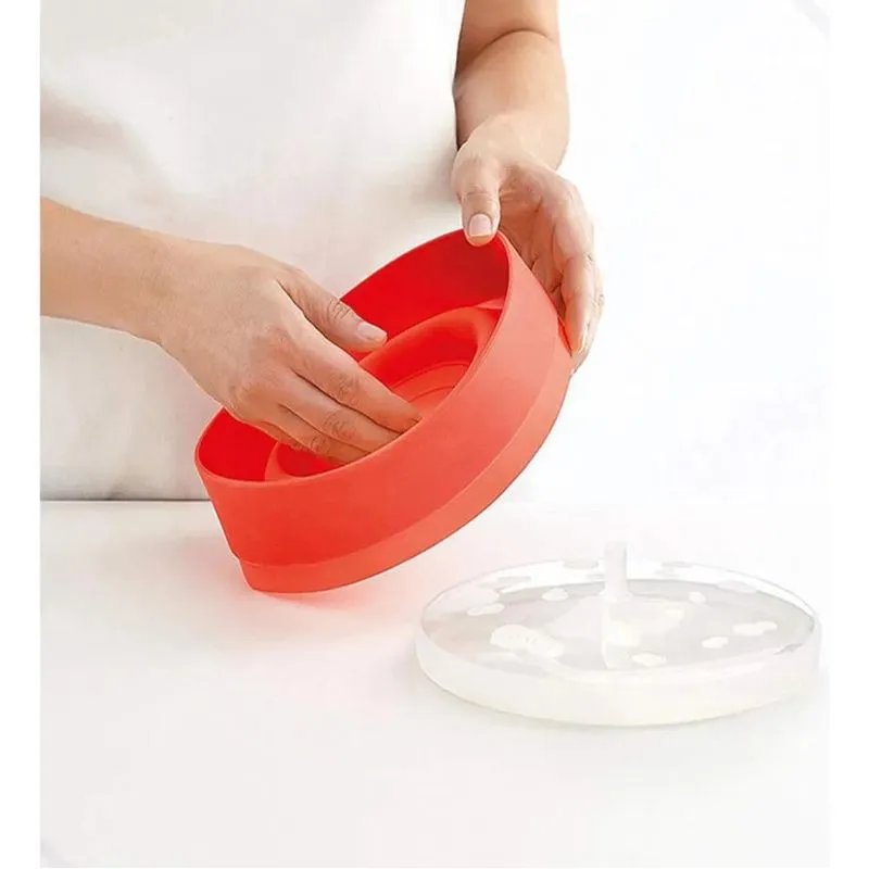 Vasilha Retrátil Silicone Pipoqueira Jumbo Pipoca Microondas