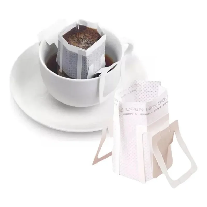 50 Coador De Café Filtro Dose Única Individual Descartável