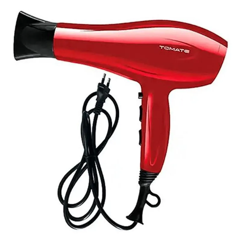 Secador de Cabelo Forte Profissional 1900W Tomate 127V