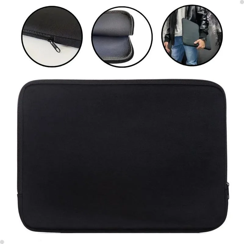 2x Capa Case Pasta Maleta Notebook Espumada 15,6/14,1