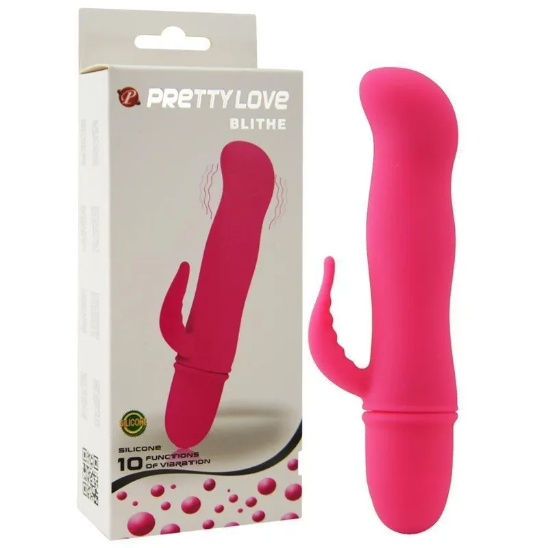 Vibrador Puro Silicone, 10 Níveis De Vibração Blithe