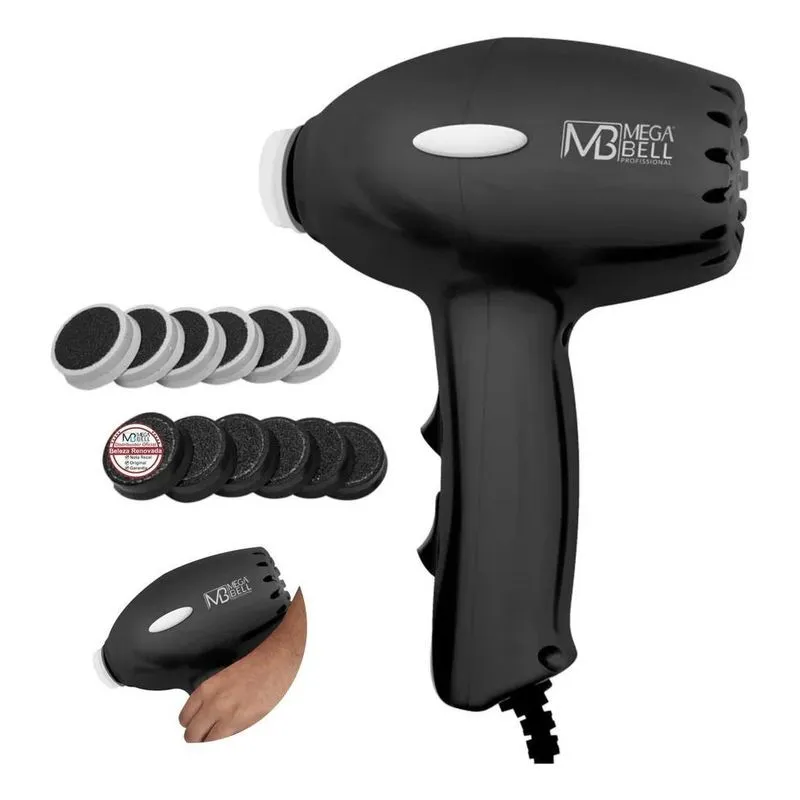 Pedicuro Lixa Para Os Pés Tira Calo Profissional + 12 Lixas