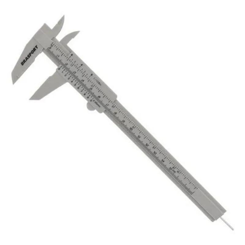 3x Paquimetro De Plastico 6 Polegs 150mm Brasfort Ou Starfer