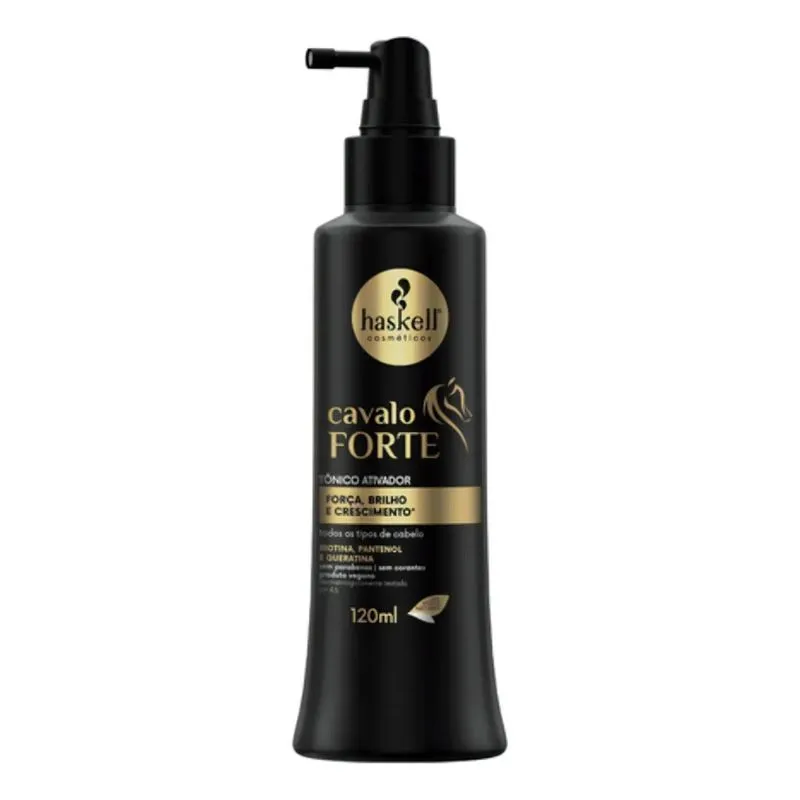 5x Tônico Ativador Haskell Cavalo Forte 120ml