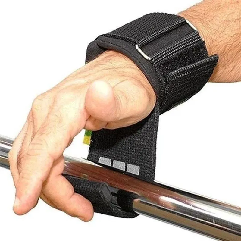 5x Straps Tala Larga Emborrachada Acol Musculação Academia P