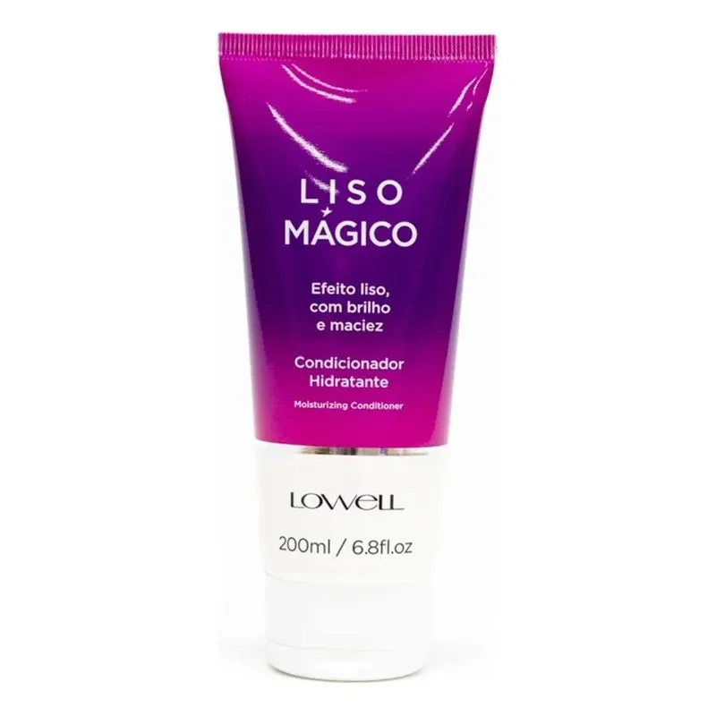 5x Condicionador Lowell Liso Mágico 200ml