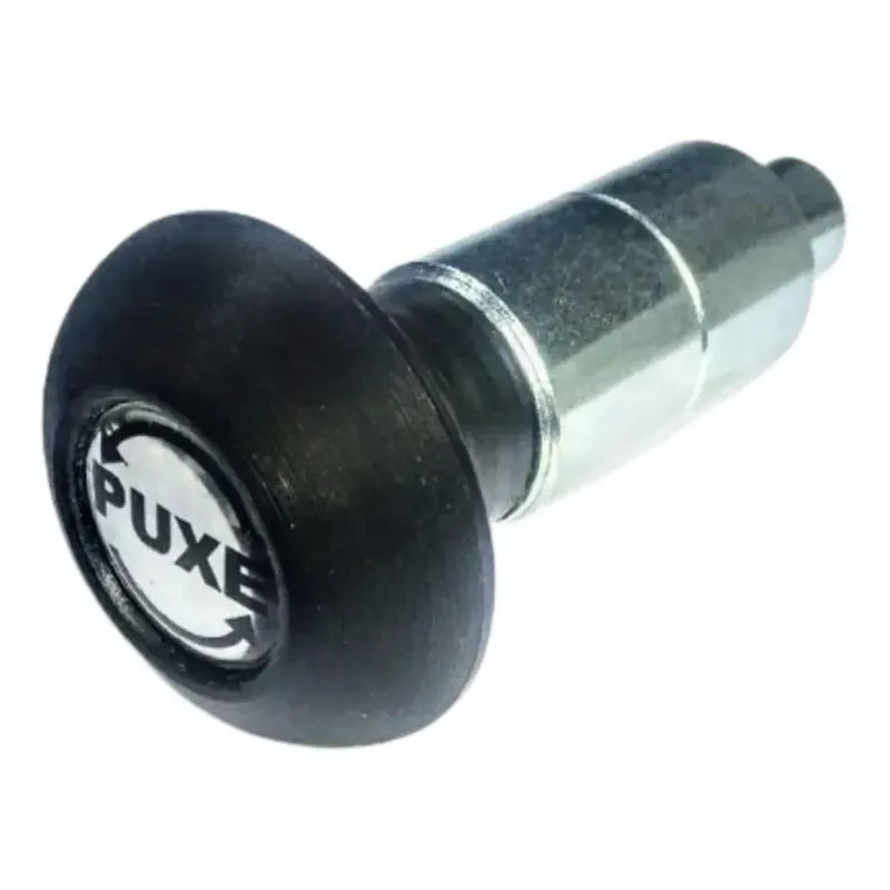 Puxador Manipulo Redondo Preto Pino 11mm Puxe