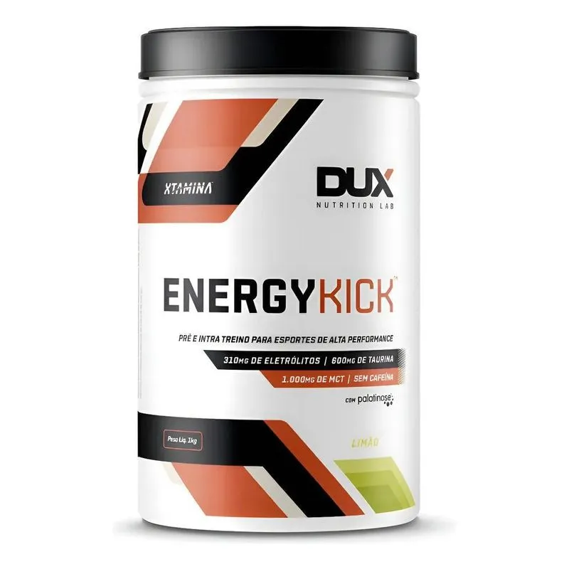 Energy Kick Pré E Intra Treino 1kg Sabor Limão - Dux Nutriti