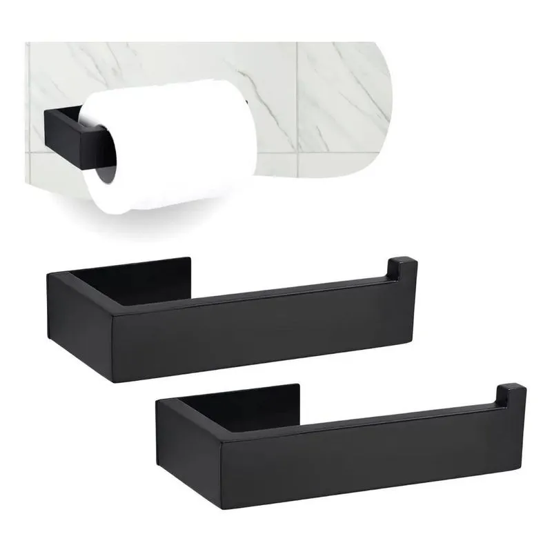 5x Kit 2 Suporte Porta Papel Higiênico Parede Adesivo 3m